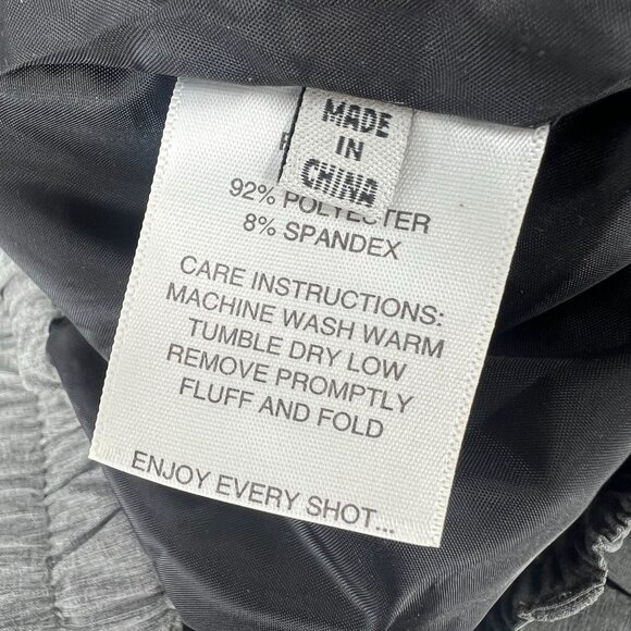 Linksoul XL Gray Heather Hybrid Pants Performance Stretch Zip Ankle Golf Travel - Picture 10 of 14